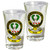 Ross Scottish Clan Crest Tequila Slammer Shot Glass Set of 2 Scottish Made