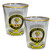 Chisholm Clan Crest Wee Dram Shot Glass Set of 2 Scottish Made