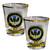 Ferguson Clan Crest Wee Dram Shot Glass Set of 2 Scottish Made