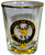 Forbes Clan Crest Wee Dram Shot Glass Set of 2 Scottish Made