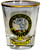 MacIntosh Clan Crest Wee Dram Shot Glass Set of 2 Scottish Made