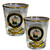 Murray Clan Crest Wee Dram Shot Glass Set of 2 Scottish Made