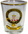 Shaw Clan Crest Wee Dram Shot Glass Set of 2 Scottish Made