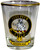 Sutherland Clan Crest Wee Dram Shot Glass Set of 2 Scottish Made