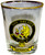 Thomson Clan Crest Wee Dram Shot Glass Set of 2 Scottish Made