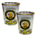 Walker Clan Crest Wee Dram Shot Glass Set of 2 Scottish Made