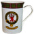 Bone China Coffee Tea Mug Crawford Clan Crest Gold Rim Scottish Made