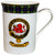 Bone China Coffee Tea Mug Farquharson Clan Crest Gold Rim Scottish Made