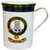 Bone China Coffee Tea Mug Malcolm Clan Crest Gold Rim Scottish Made