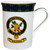 Bone China Coffee Tea Mug MacEwan Clan Crest Gold Rim Scottish Made