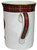 Bone China Coffee Tea Mug MacKinnon Clan Crest Gold Rim Scottish Made