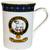 Bone China Coffee Tea Mug Russell Clan Crest Gold Rim Scottish Made