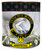 Armstrong Clan Crested Tartan Edging Heavy Based Whisky Glass