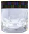 Blair Clan Crested Tartan Edging Heavy Based Whisky Glass