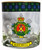 Black Watch Clan Crested Tartan Edging Heavy Based Whisky Glass