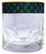 Black Watch Clan Crested Tartan Edging Heavy Based Whisky Glass