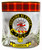 Cameron Clan Crested Tartan Edging Heavy Based Whisky Glass