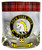 Cunningham Clan Crested Tartan Edging Heavy Based Whisky Glass