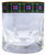 Duncan Clan Crested Tartan Edging Heavy Based Whisky Glass