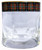 Ferguson Clan Crested Tartan Edging Heavy Based Whisky Glass