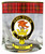 Hay Clan Crested Tartan Edging Heavy Based Whisky Glass