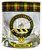 MacMillan Clan Crested Tartan Edging Heavy Based Whisky Glass