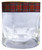 MacDonald Clan Ranald Clan Crested Tartan Edging Heavy Based Whisky Glass