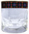 Murray Clan Crested Tartan Edging Heavy Based Whisky Glass