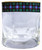 Russell Clan Crested Tartan Edging Heavy Based Whisky Glass