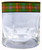 Wilson Clan Crested Tartan Edging Heavy Based Whisky Glass