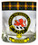 Young Clan Crested Tartan Edging Heavy Based Whisky Glass