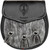 Clan Semi Dress Sporran Plain Leather Flap Scottish Clan Name Crest MacInally-Mathieson