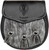 Clan Semi Dress Sporran Plain Leather Flap Scottish Clan Name Crest MacInally-Mathieson