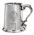 Family Crest Polished Pewter 1 Pint Tankard with Scroll handle MacKerchar-MacSorley