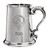 Family Crest Polished Pewter 1 Pint Tankard with Scroll handle MacKerchar-MacSorley