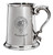 Family Crest Polished Pewter 1 Pint Tankard with Scroll handle MacKerchar-MacSorley
