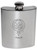 Family Crest 6oz Polished Pewter Kidney Flask Laing-MacGillivantic
