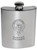 Family Crest 6oz Polished Pewter Kidney Flask Laing-MacGillivantic