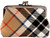 Wool Double Coin Purse Medium Sized Scottish Tartan with Metal Clasp Frame