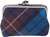 Wool Double Coin Purse Medium Sized Scottish Tartan with Metal Clasp Frame