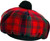 Tammy Hat Robertson Red Modern Tartan Modern Lambswool