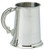 Pewter Tankard Handmade 1pt Double Lined Fish Handle Engravable Great Gift