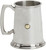 Mens Pewter Tankard Brass Inlay Handmade 1 Pint Great Gift
