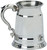 Pewter Tankard Old London Triple Lined Ornate 1Pt Engravable Polished Finish Great Gift