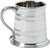 Pewter Tankard Windsor Style Wide Based Ornate Handle Beer Mug Engravable Great Gift