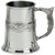 Pewter Tankard Handmade 1pt Tribal Band Polished Finish Tribal Handle Engravable Great Gift