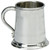 Pewter Tankard Classic Shape Wide Base Polished Finish Half pt Glass Base Great Gift