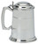 Pewter Tankard With Lid Handmade 1pt Double Lined Engravable Great Gift