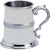 Pewter Tankard Handmade Embossed English Band Style Polished Finish Half pt Great Gift