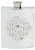 Celtic Design Hip Flask 2oz Screw Top Engravable on Back Great Gift